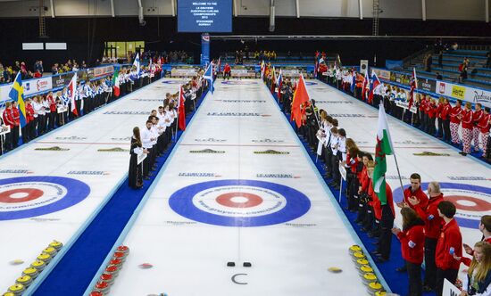 European Curling Championships 2013. Day One