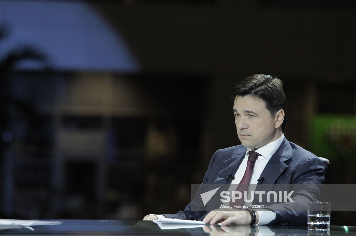 Andrei Vorobyov holds news conference