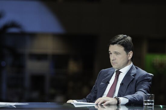 Andrei Vorobyov holds news conference