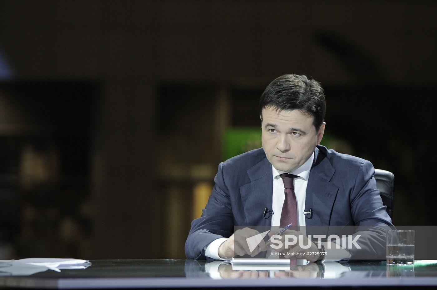 Andrei Vorobyov holds news conference