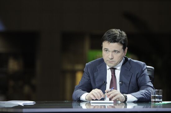 Andrei Vorobyov holds news conference