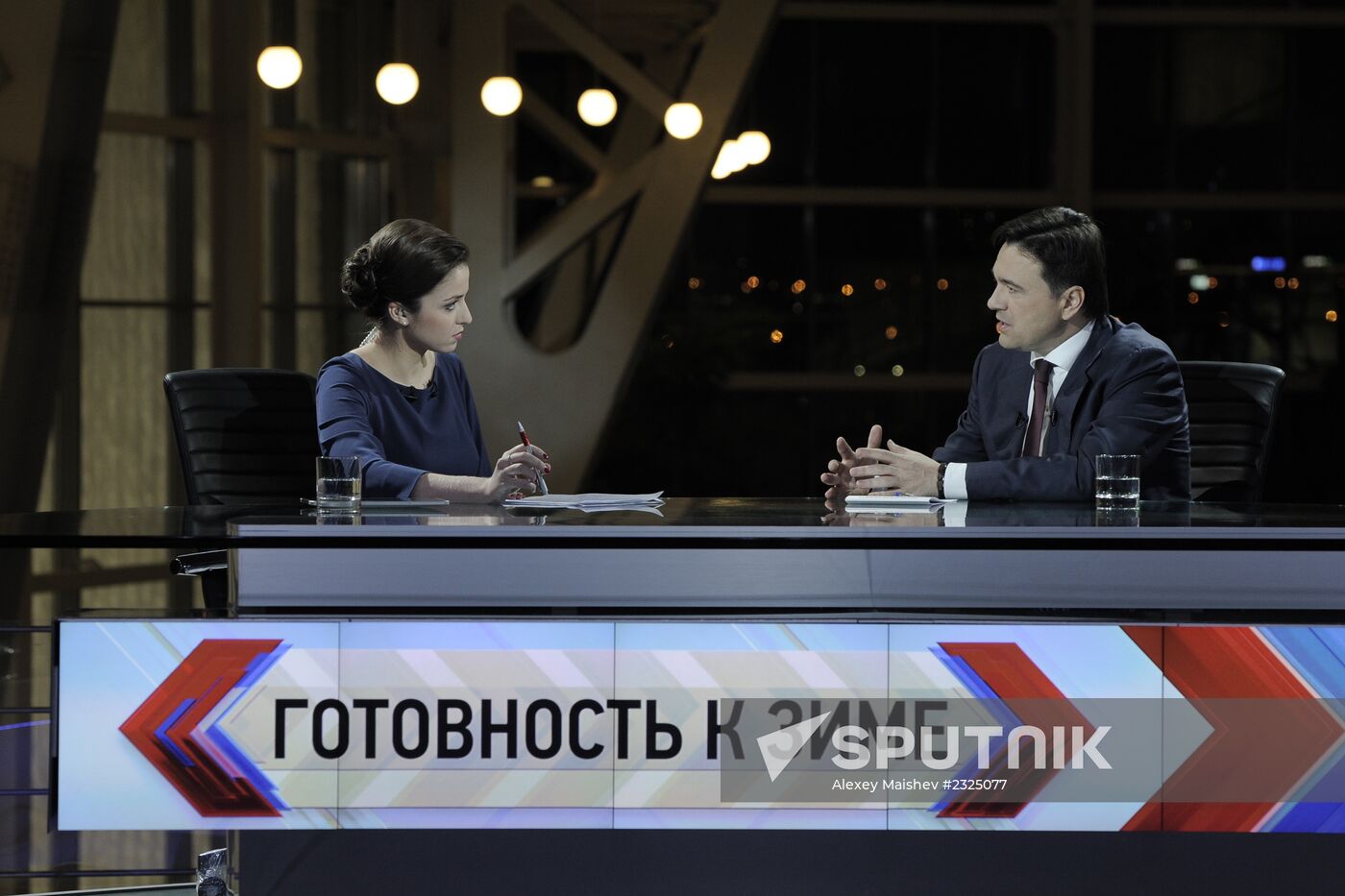 Andrei Vorobyov holds news conference