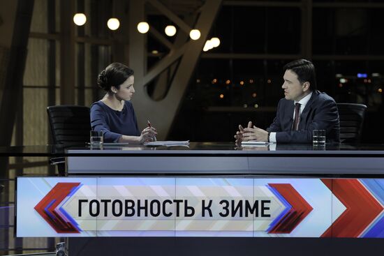 Andrei Vorobyov holds news conference