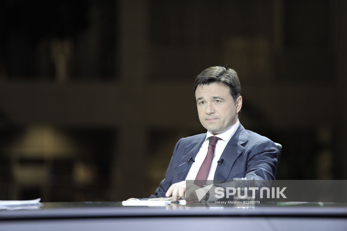 Andrei Vorobyov holds news conference