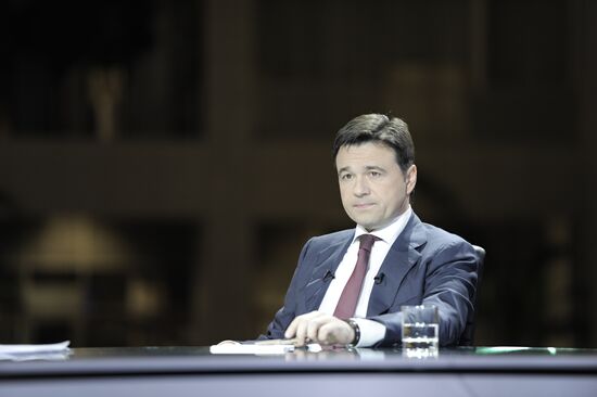 Andrei Vorobyov holds news conference