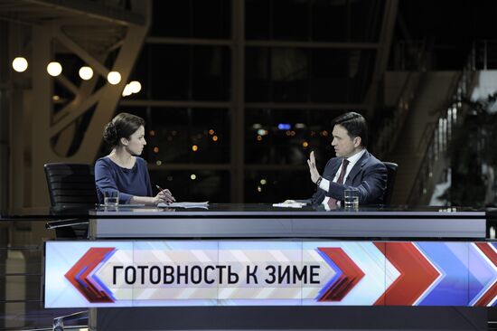 Andrei Vorobyov holds news conference