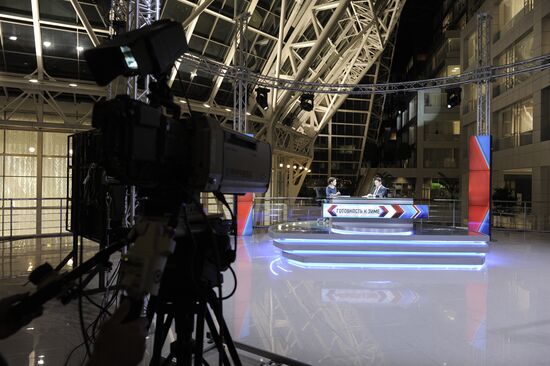 Andrei Vorobyov holds news conference