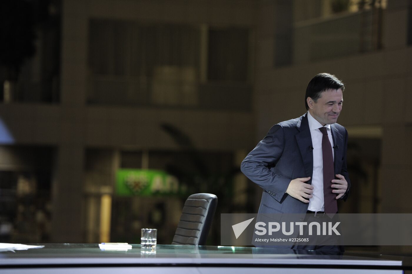 Andrei Vorobyov holds news conference