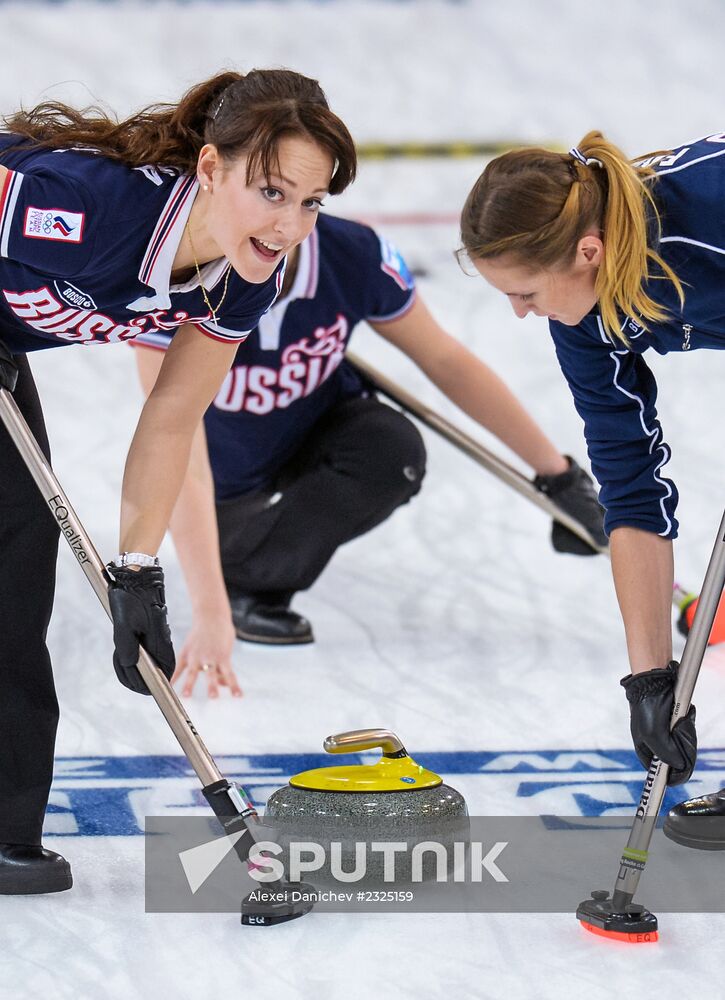 European Curling Championships 2013. Day One
