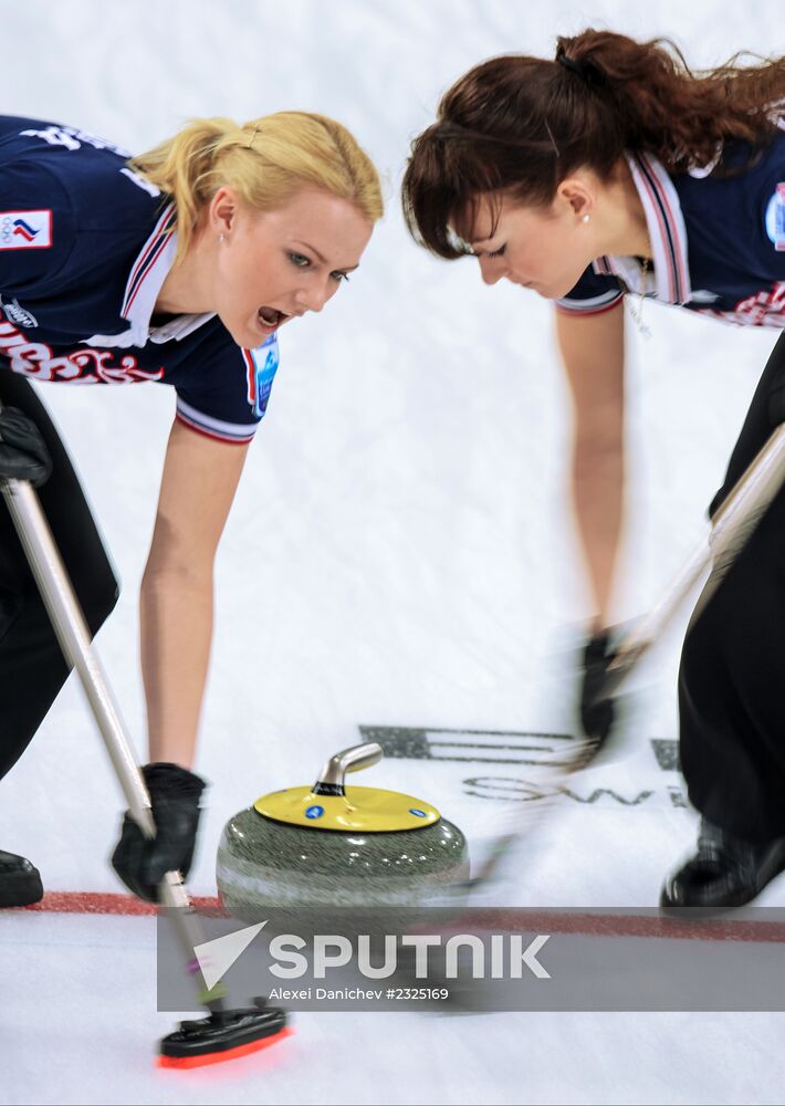 European Curling Championships 2013. Day One