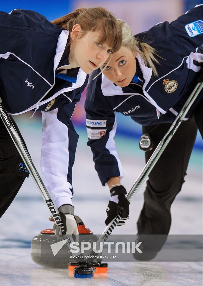 European Curling Championships 2013. Day One