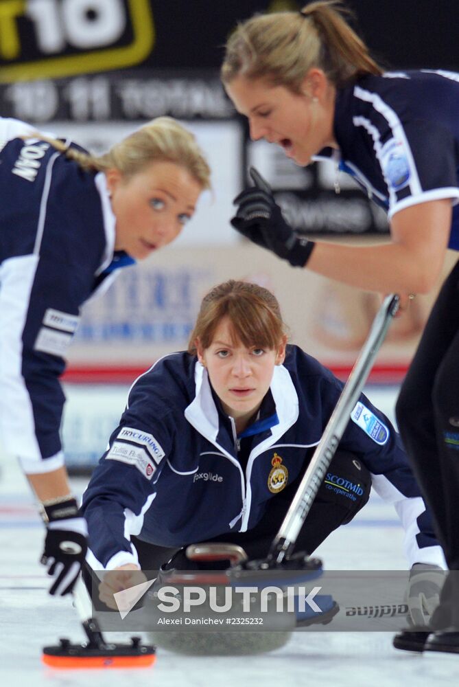 European Curling Championships 2013. Day One