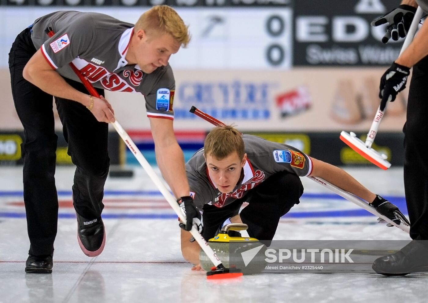 European Curling Championships 2013. Day One