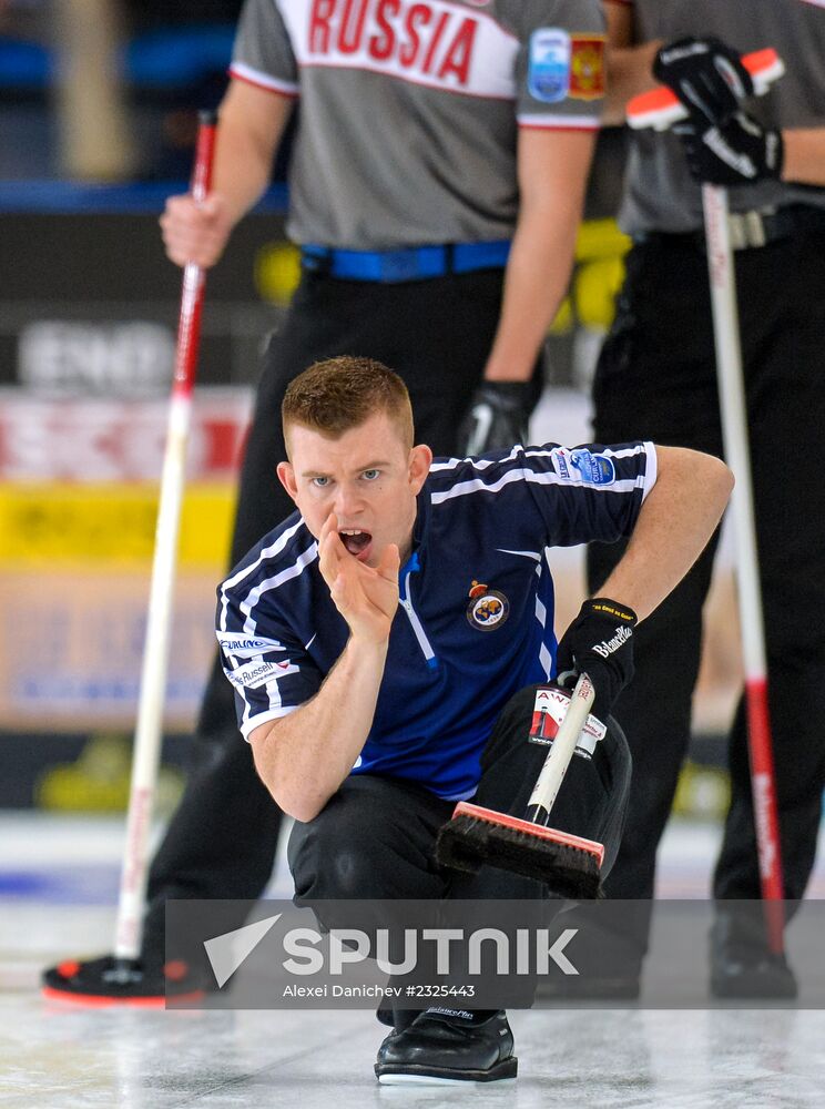 European Curling Championships 2013. Day One