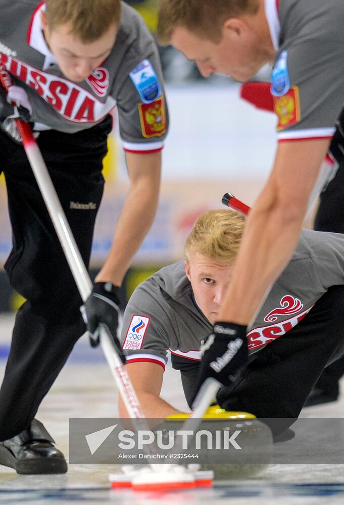 European Curling Championships 2013. Day One