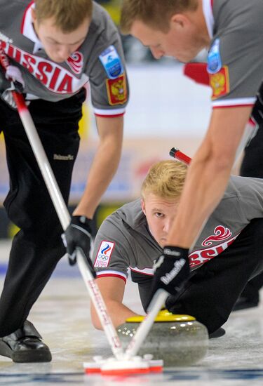 European Curling Championships 2013. Day One
