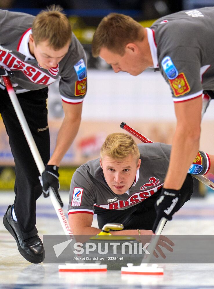 European Curling Championships 2013. Day One