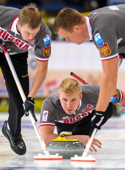 European Curling Championships 2013. Day One