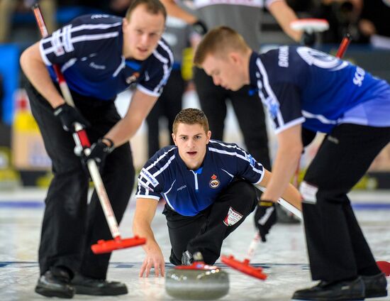 European Curling Championships 2013. Day One