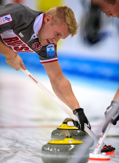 European Curling Championships 2013. Day One