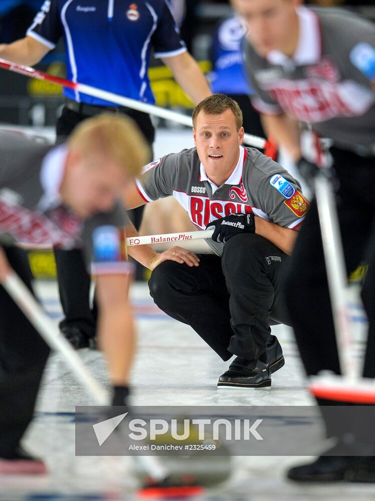 European Curling Championships 2013. Day One