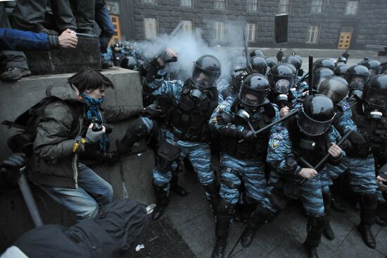 Pro-EU rally in Kiev, Ukraine