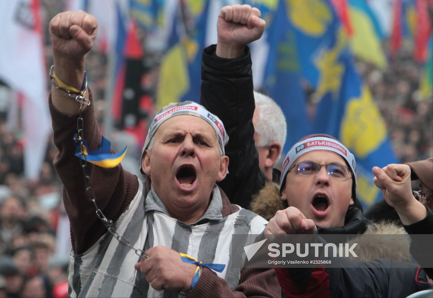 Pro-EU rally in Kiev, Ukraine