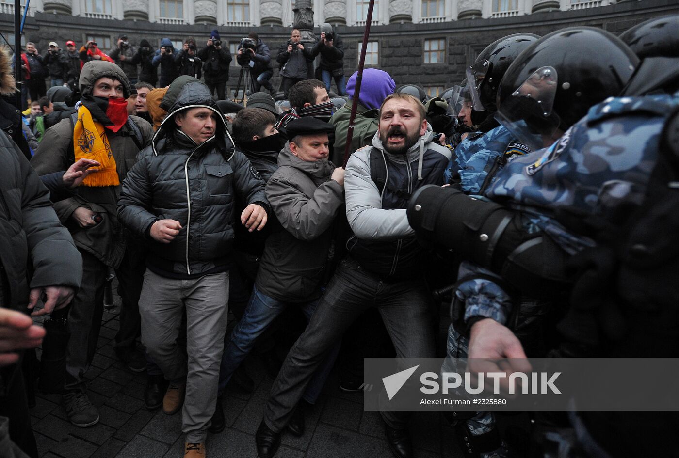 Pro-EU rally in Kiev, Ukraine