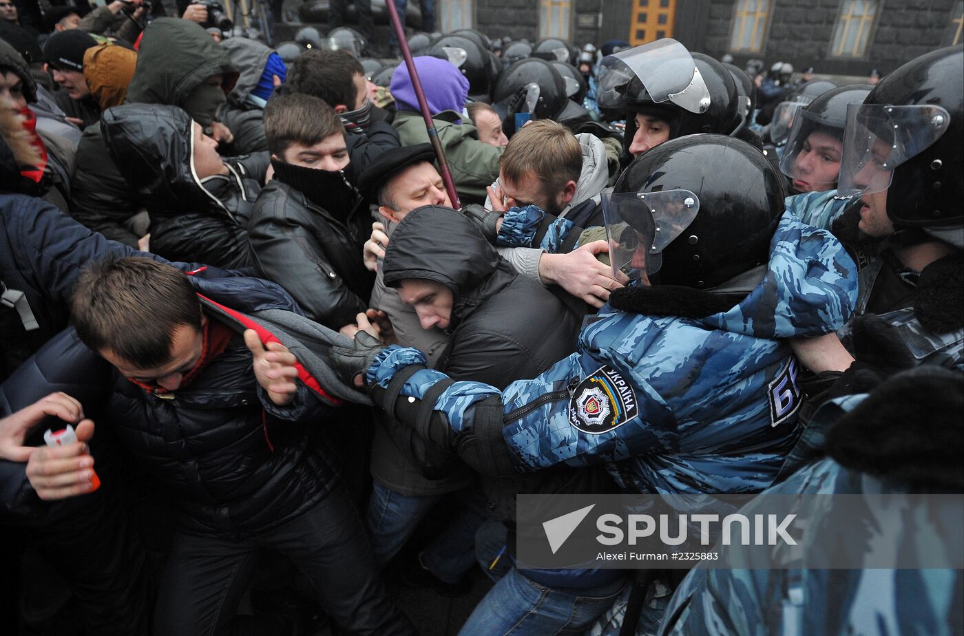 Pro-EU rally in Kiev, Ukraine