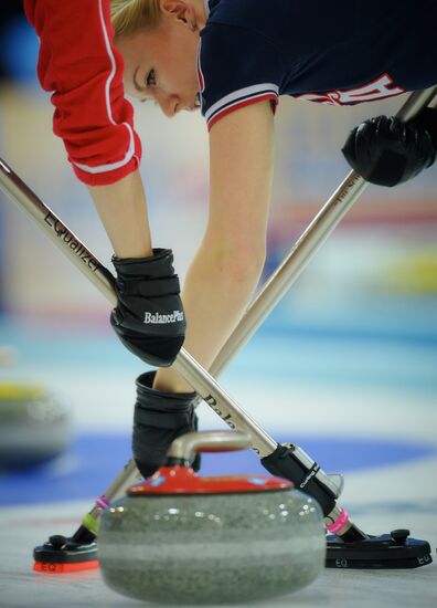 European Curling Championships. Day Three