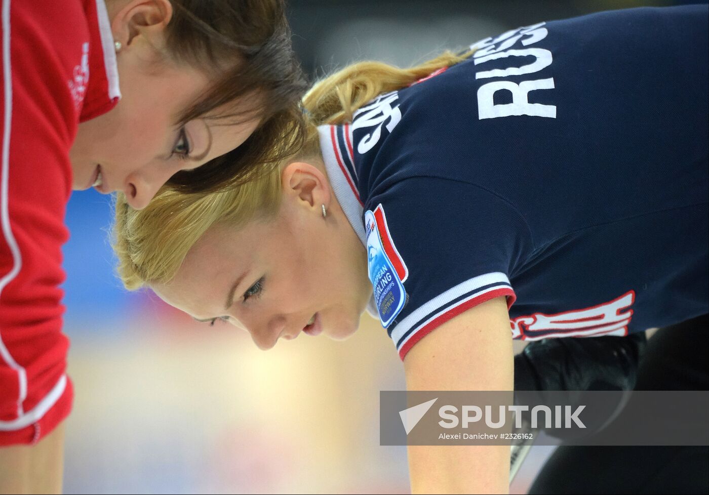 European Curling Championships. Day Three