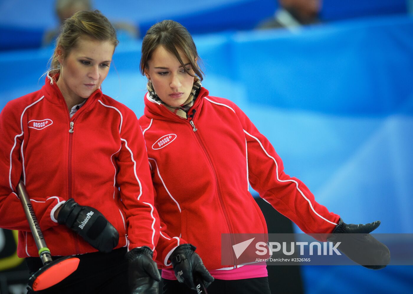 European Curling Championships. Day Three