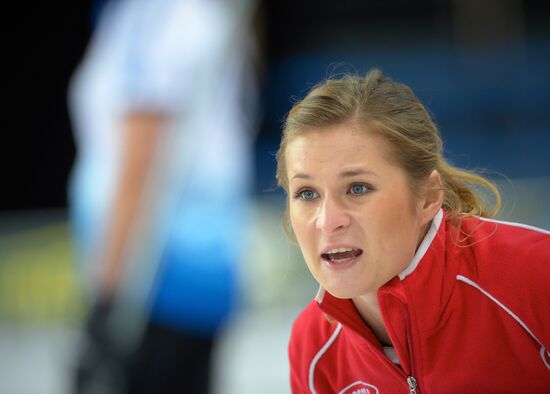 European Curling Championships. Day Three