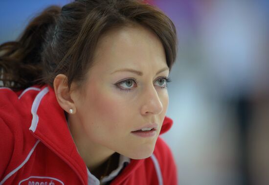 European Curling Championships. Day Three