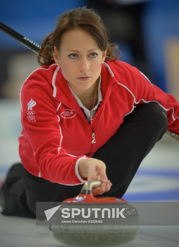 European Curling Championships. Day Three