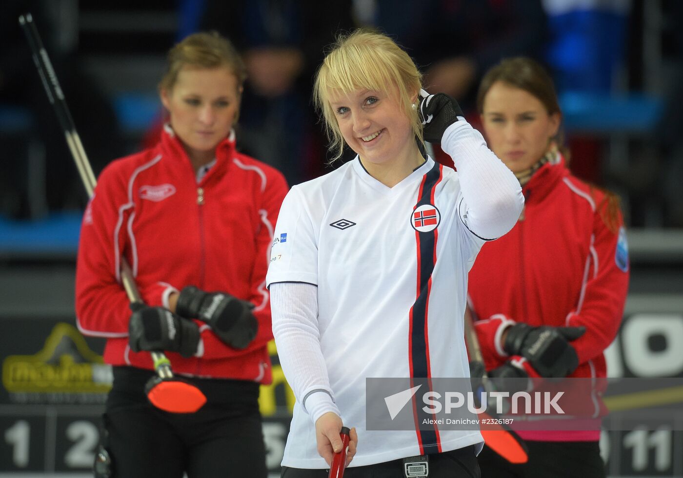 European Curling Championships. Day Three