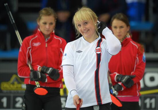 European Curling Championships. Day Three