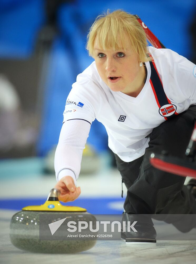 European Curling Championships. Day Three