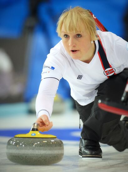 European Curling Championships. Day Three