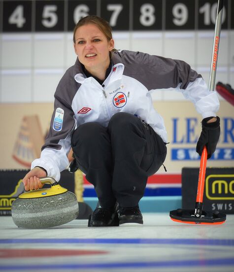 European Curling Championships. Day Three