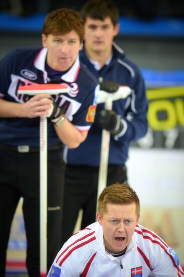 European Curling Championships. Day Three