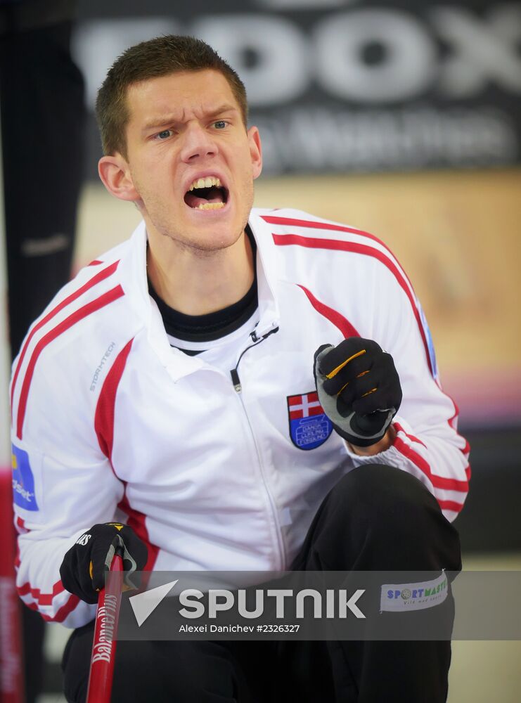 European Curling Championships. Day Three