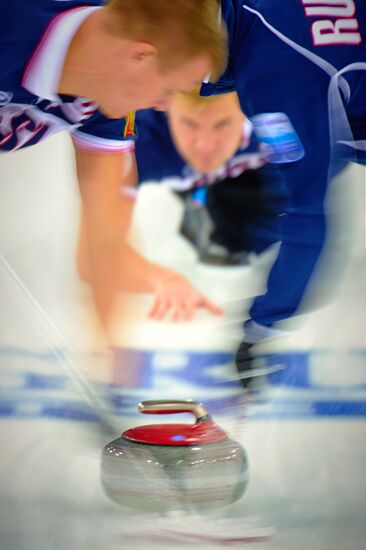 European Curling Championships. Day Three