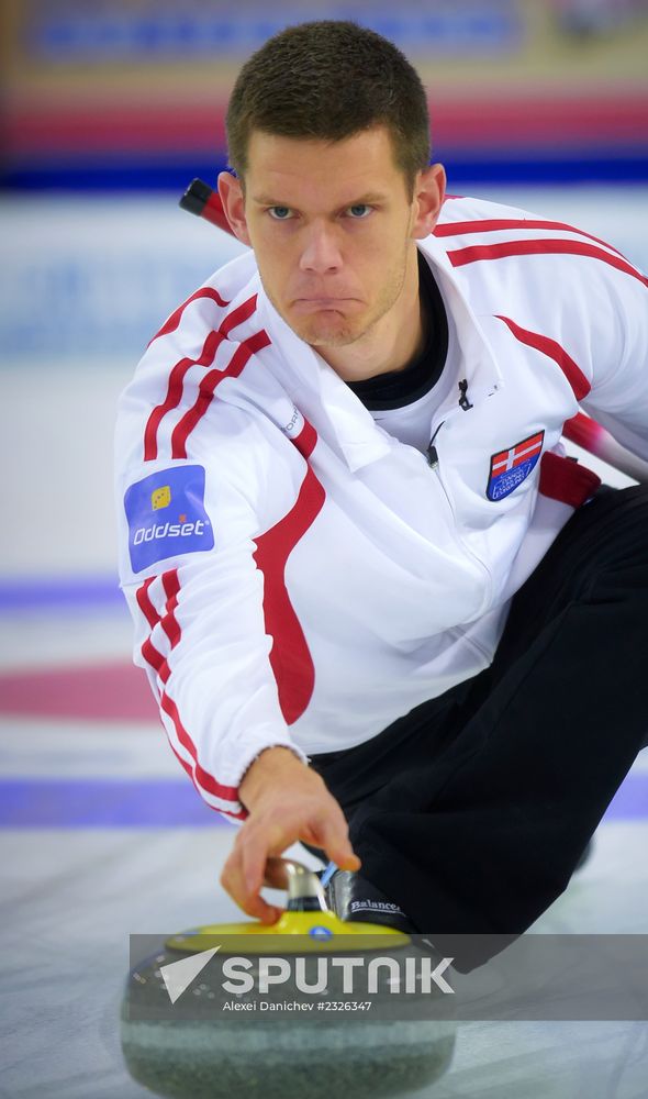 European Curling Championships. Day Three