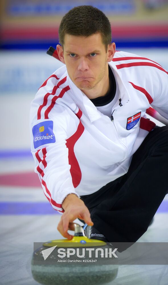 European Curling Championships. Day Three