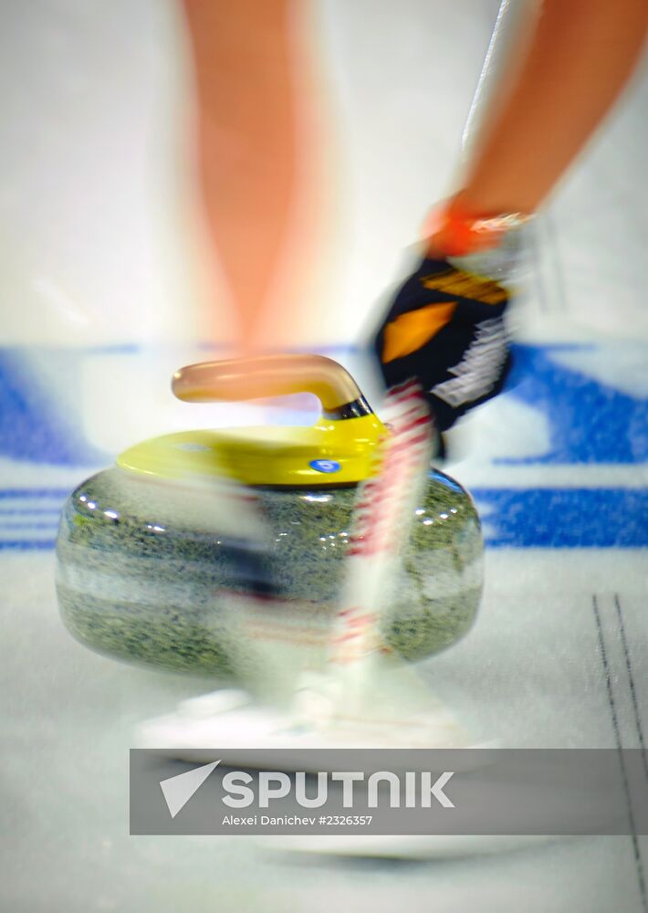 European Curling Championships. Day Three