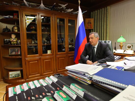 D.Rogozin holds video conference on building social facilities in Transnistria