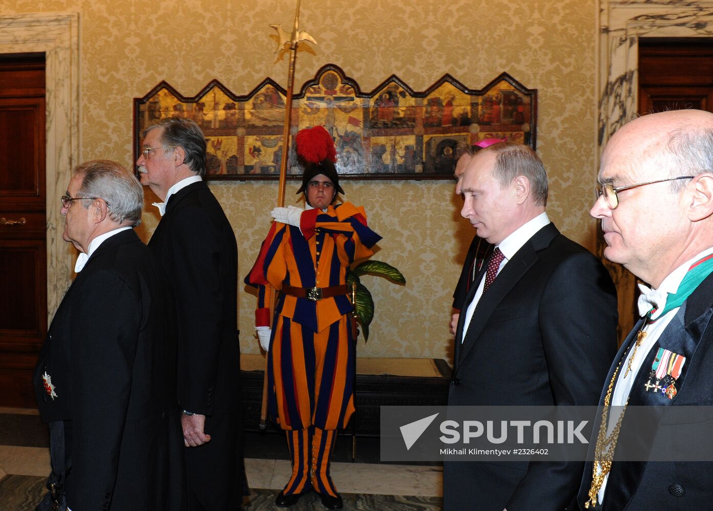 Vladimir Putin visits Vatican