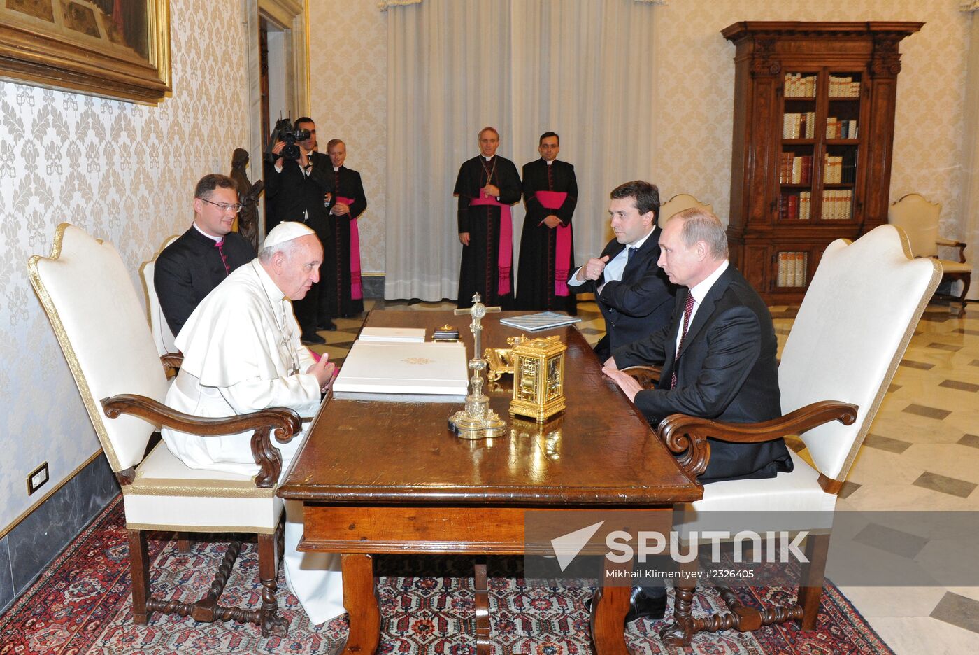 Vladimir Putin visits Vatican