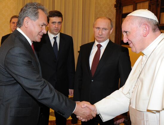 Vladimir Putin visits Vatican